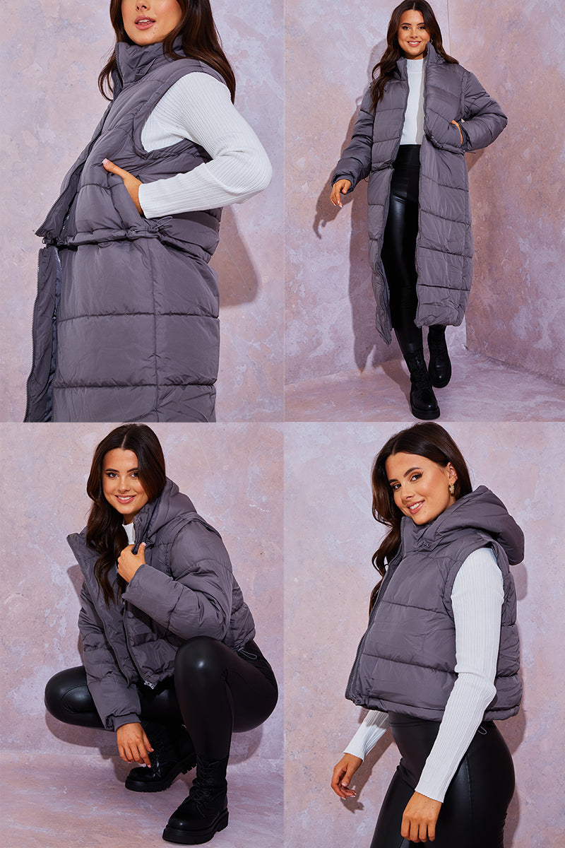 Multiway 5 In 1 Puffer Coat