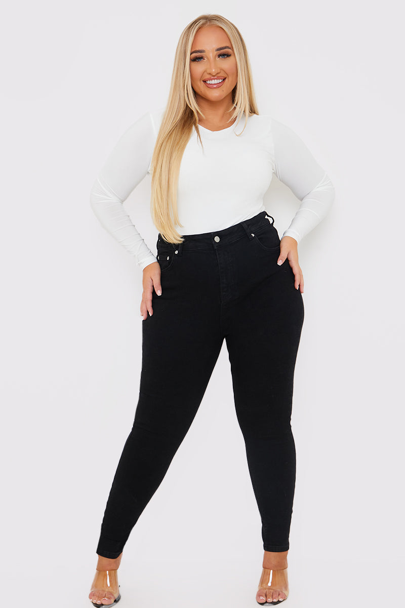HOT Skinny Jeans Curvy Stretch Jeans Stretch High Waisted