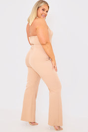 Halterneck Tailored Jumpsuit