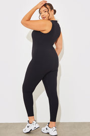 Racer Neck Sleeveless Sculpt and Control full length Unitard