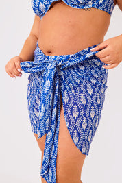 Printed Chiffon Mini Wrap Sarong