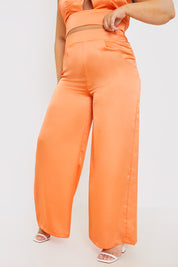 High Waisted Wide Leg Trouser