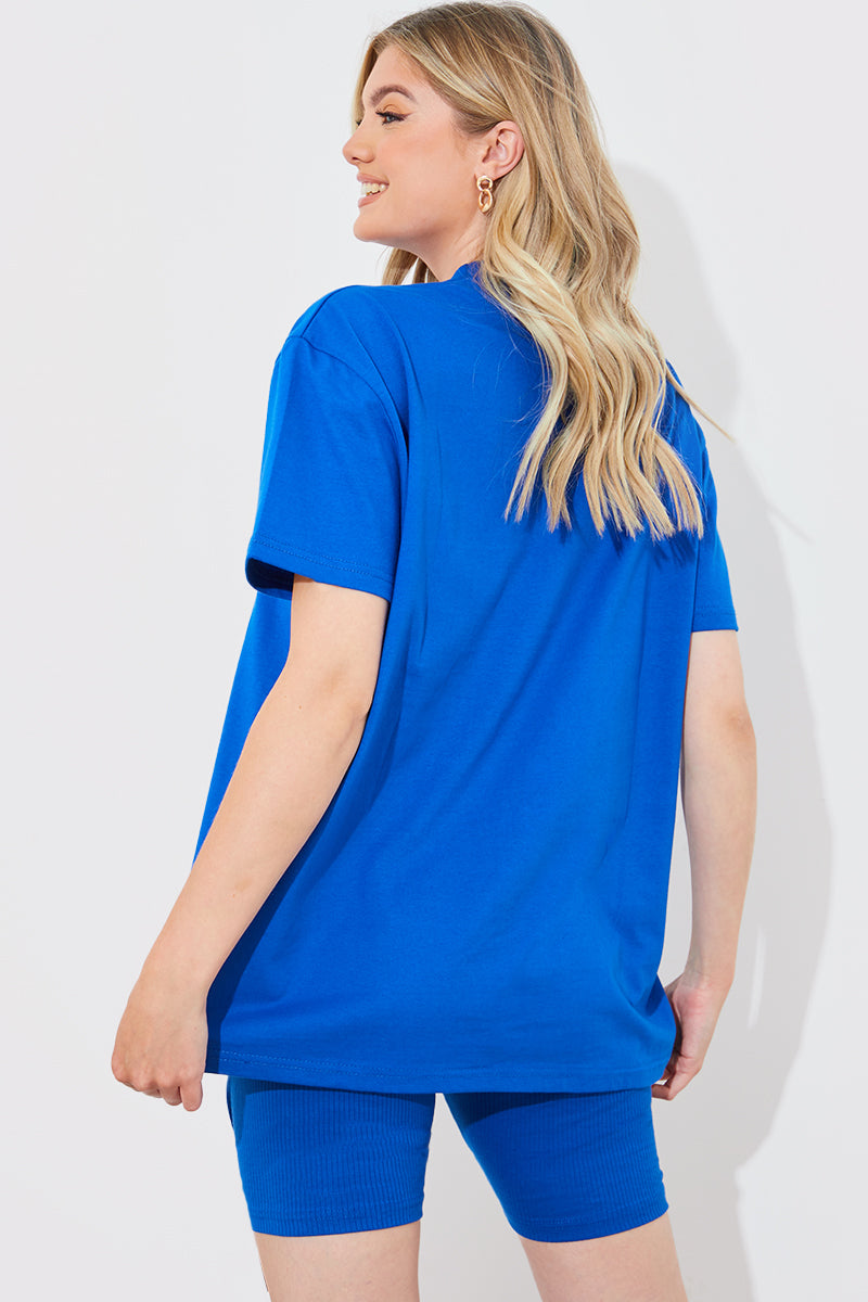 Ribbed High Waisted Cycling Shorts