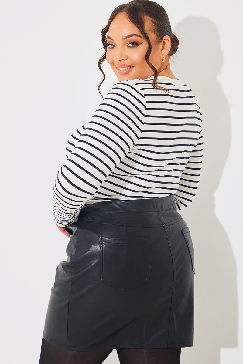 PU Mini Skirt