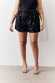 Sequin Boxy Shorts