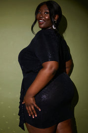 Disco Sequin Co Ord Ruffle Mini Skirt