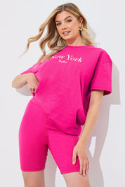 Ribbed High Waisted Cycling Shorts