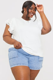 Paperbag Denim Short