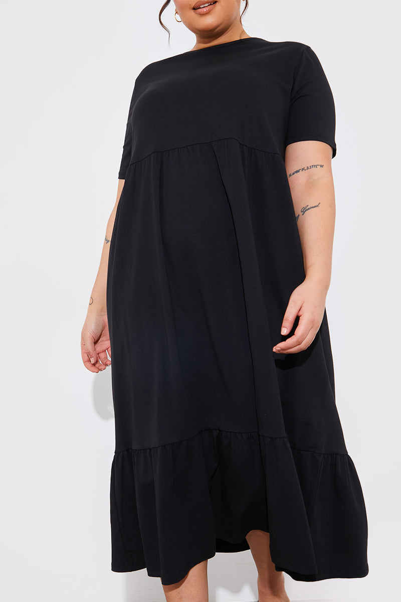 Smock Midaxi T-Shirt Dress
