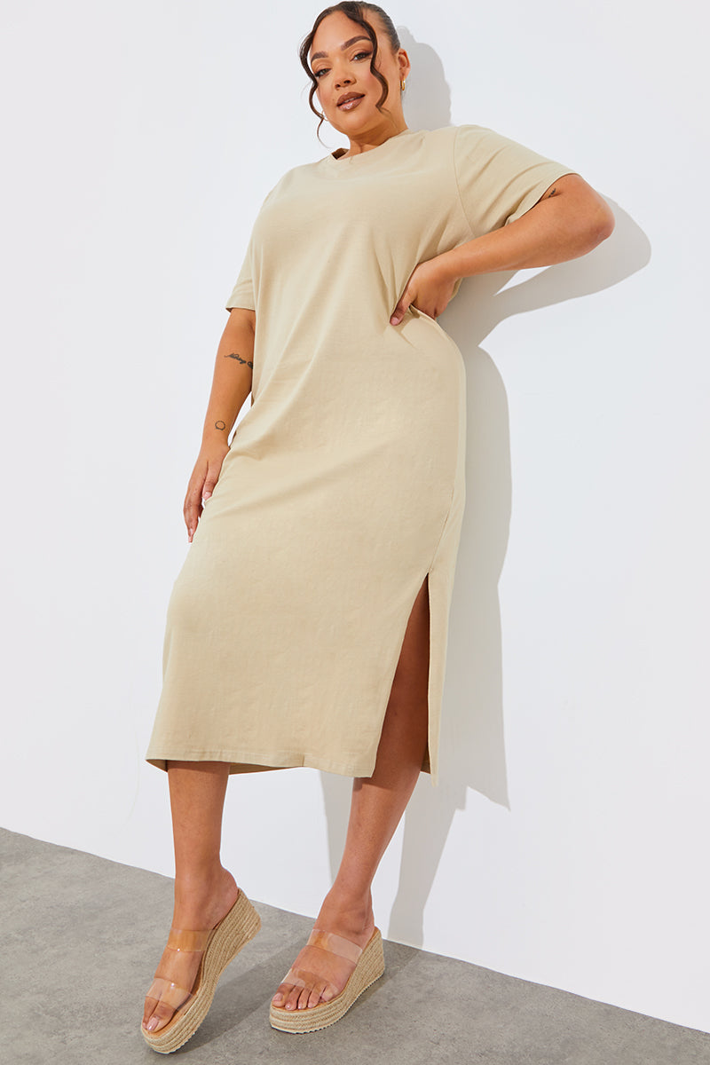 Oversized Midaxi T Shirt Dress