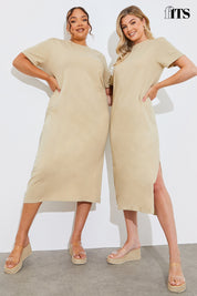 Oversized Midaxi T Shirt Dress