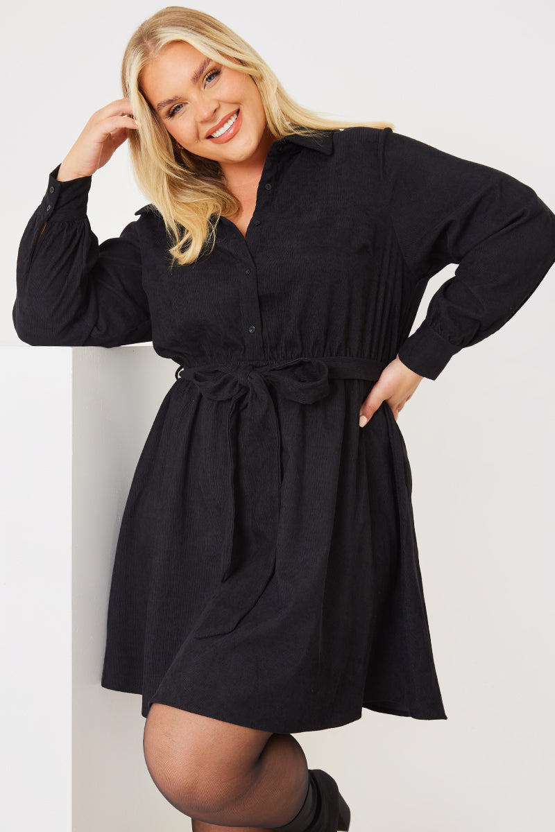 Corduroy Shirt Dress
