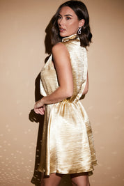 Liquid Satin Mini Dress