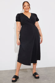 Wrap Midaxi Dress