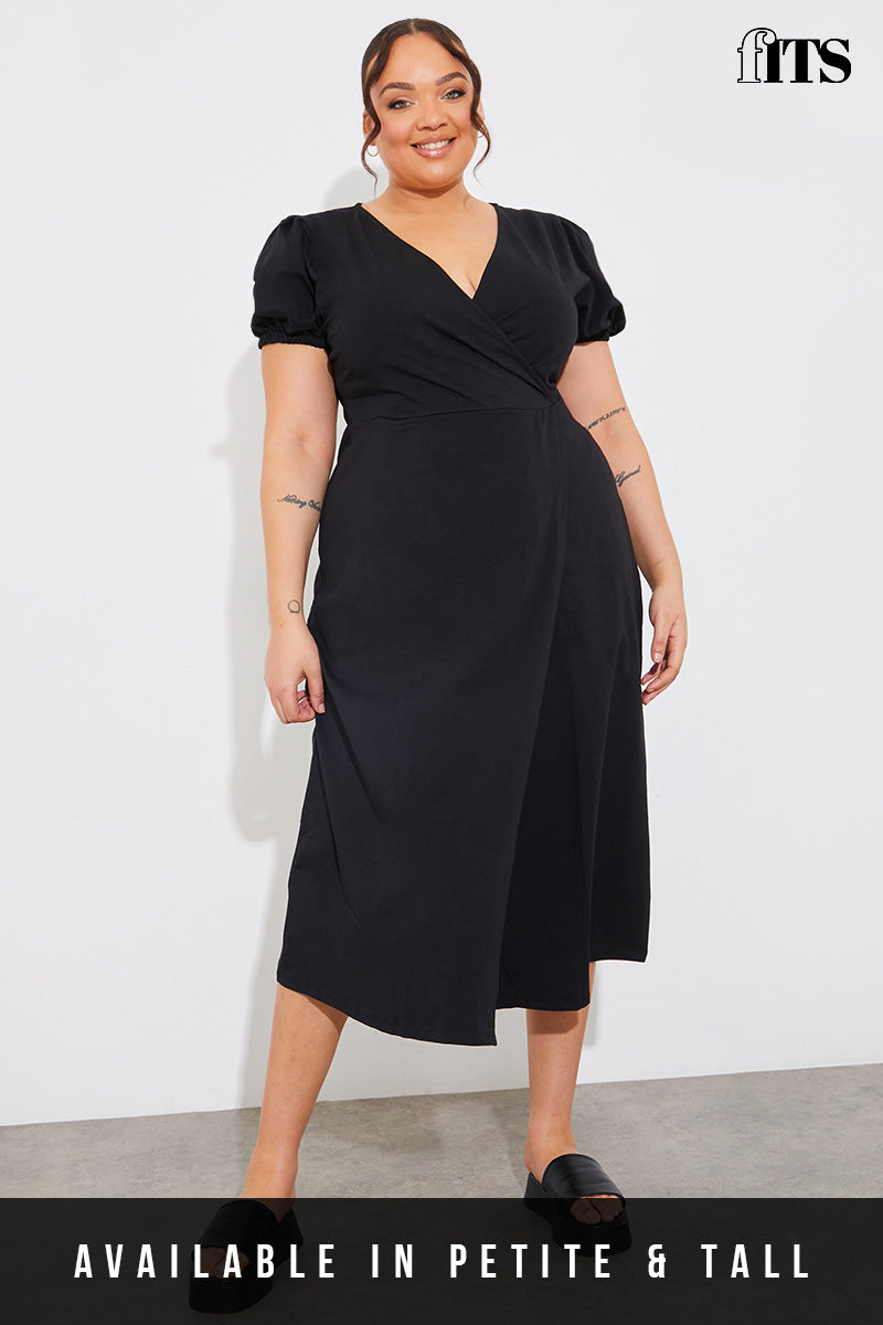 Wrap Midaxi Dress