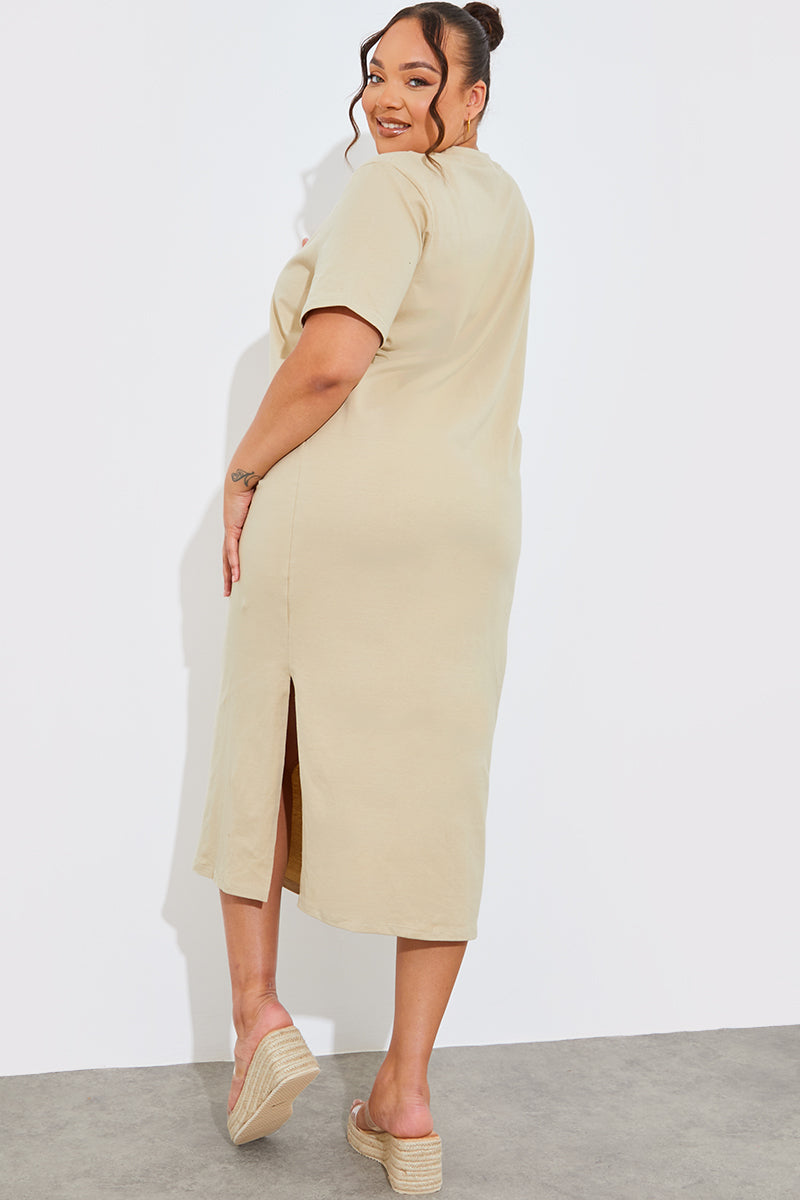 Oversized Midaxi T Shirt Dress
