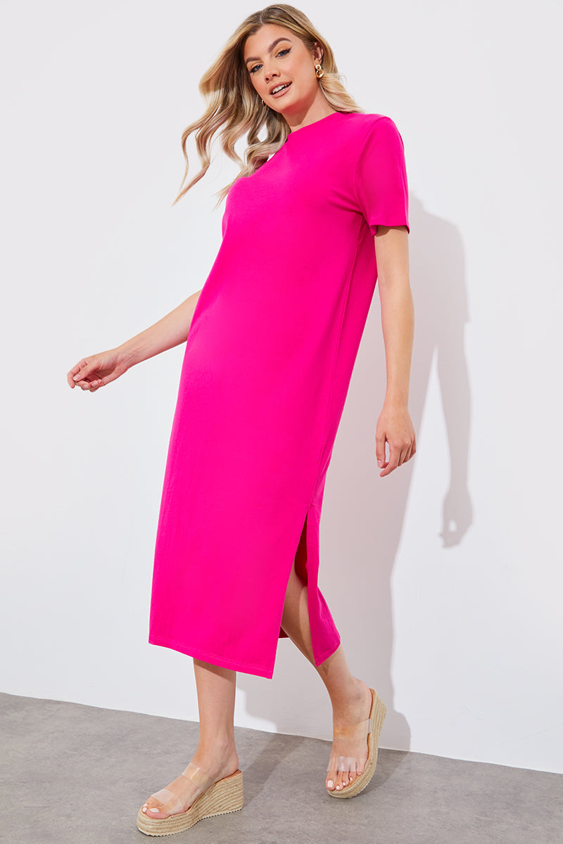 Oversized Midaxi T Shirt Dress