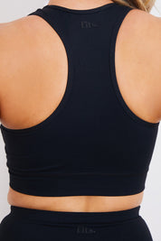 Soft Touch Cross Over Band Detail Medium Sports Bra