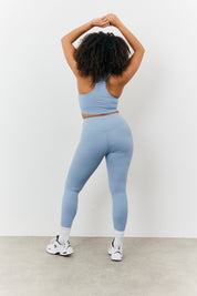 Soft Touch Cross over Band Detail Medium Support Sports Bra