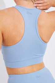 Soft Touch Cross over Band Detail Medium Sports Bra