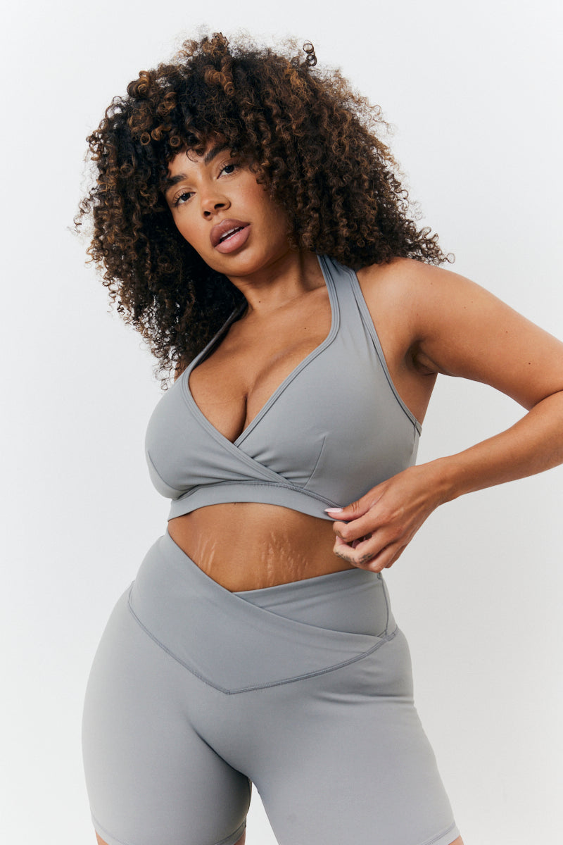 Soft Touch Medium Support Halter Neck Sports Bra