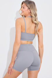Soft Touch Medium Support Halter Neck Sports Bra