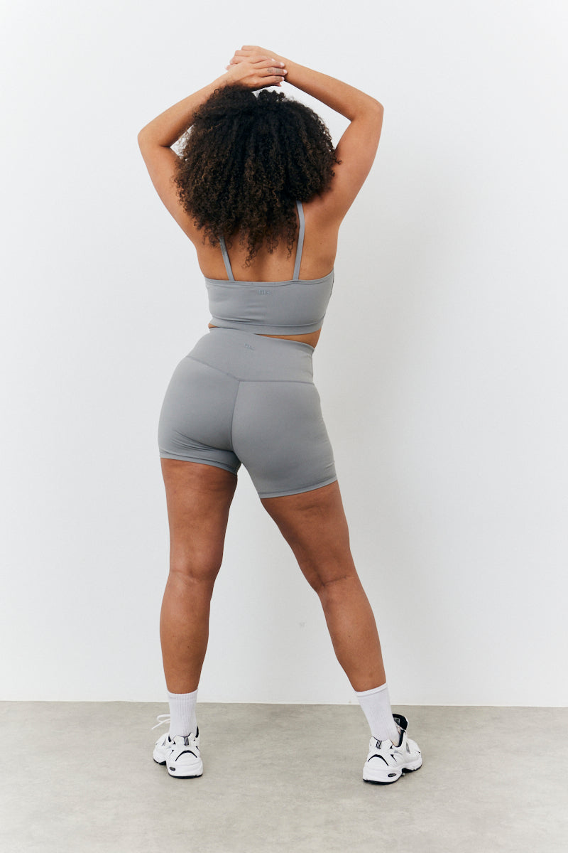 Soft Touch Cross Over Waist Cycling Shorts