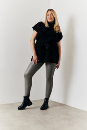 Perfect Sculpting High Waisted Leather Look Leggings