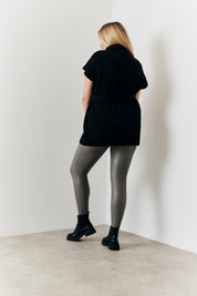Perfect Sculpting High Waisted Leather Look Leggings
