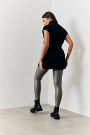 Perfect Sculpting High Waisted Leather Look Leggings