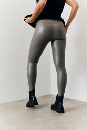 Perfect Sculpting High Waisted Leather Look Leggings