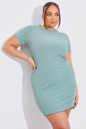 Cap Sleeve Reversible Mini Dress