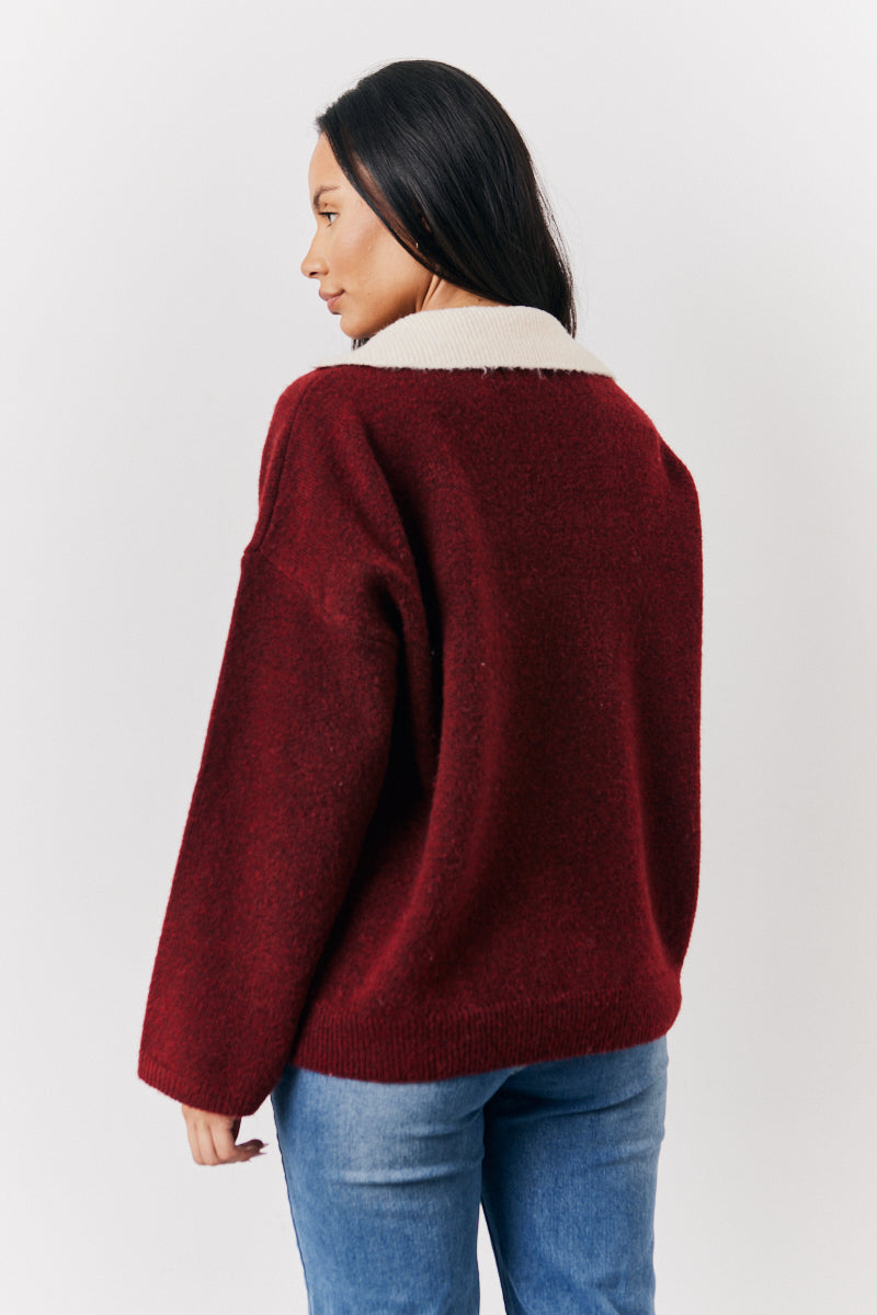 Soft Touch Collared Sweater