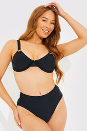 Sculpt And Control High Waist High Leg Bikini Bottom