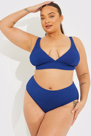 Contour Rib High Waisted High Leg Bikini Bottom
