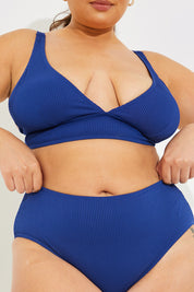 Contour Rib Bralette Bikini Top