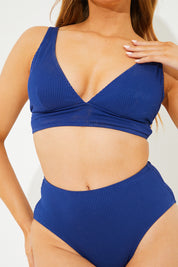 Contour Rib Bralette Bikini Top