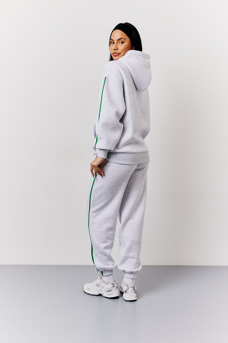 Grey Fits Sport Bubble Print Hoodie