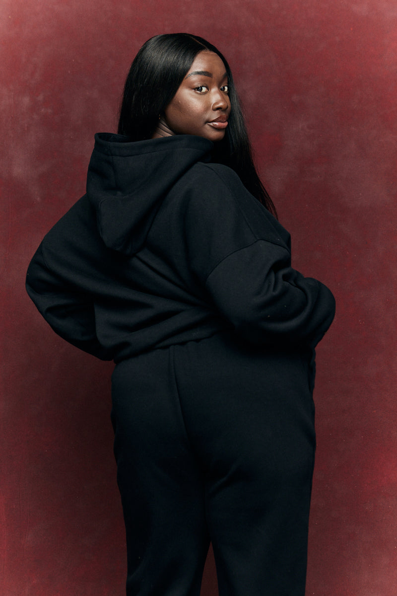 Fits Embroidered Co-Ord Hoodie