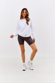 Soleil Graphic Crew Neck Jersey Sweatshirt