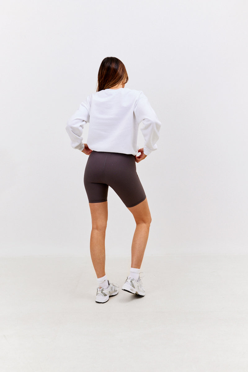 Soleil Graphic Crew Neck Jersey Sweatshirt