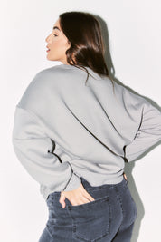 Fits Embroidered Crew Neck Sweatshirt
