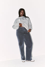 Fits Embroidered Crew Neck Sweatshirt