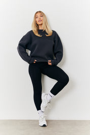 Distressed Fits Oversized Sweater