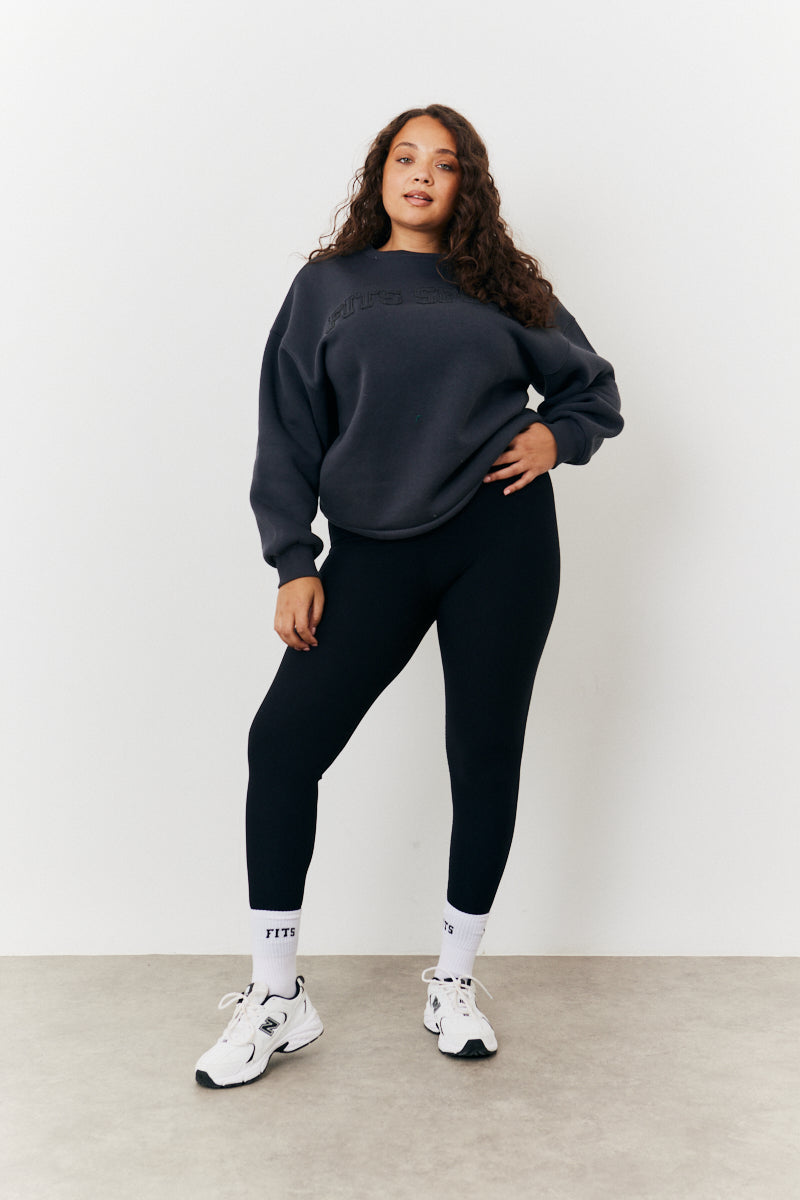 Distressed Fits Oversized Sweater