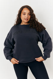 Distressed Fits Oversized Sweater