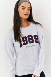 1989 Printed Graphic Sweatshirt - InTheStyle