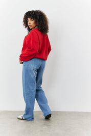 97 Printed Varsity Sweatshirt - InTheStyle