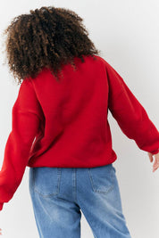 97 Printed Varsity Sweatshirt - InTheStyle