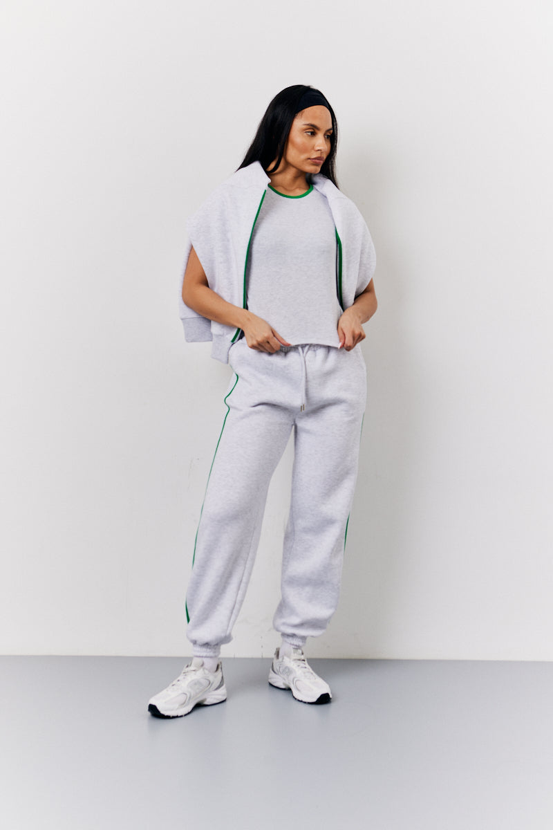 Grey Fits 90'S Crew Neck T Shirt